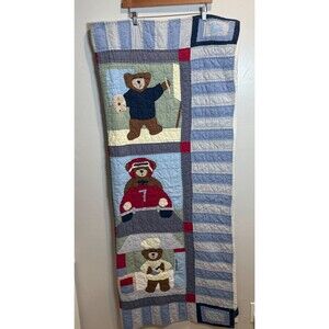 Baby Blanket Working Bears Golf Chef Painter RaceCar Tennis Limited Edition